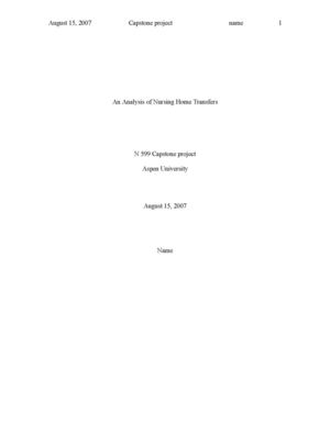 sample capstone project