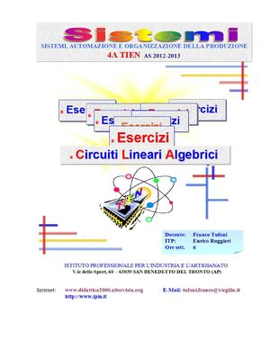 Circuiti Lineari Algebrici