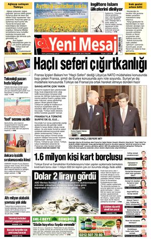 Yeni Mesaj 25-082013