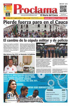 Edicion 327 Agosto 2013 primera sección