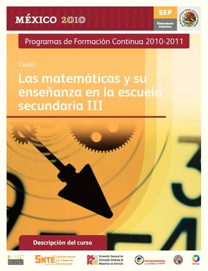 La matematica y la enseñanza en la educacion secundaria