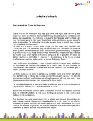 La bella y la Bestia