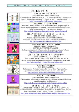 cuentos educativos para el nivel primario