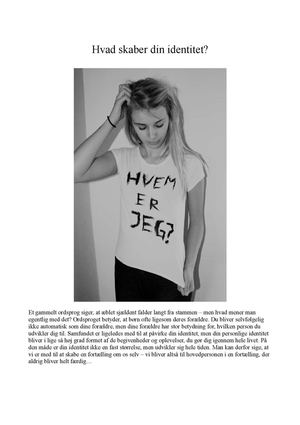 Identitet, arv og miljø