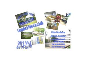 Livret d'accueil des nouveaux élèves de la Cité scolaire de Stenay