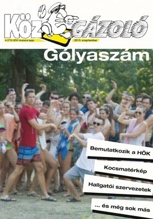 Közgázoló - Gólyaszám 2013 szeptember