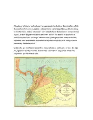 Historia territorial de Colombia