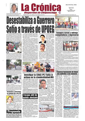 La Crónica 27 de agosto 2013