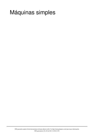 MAQUINAS SIMPLE