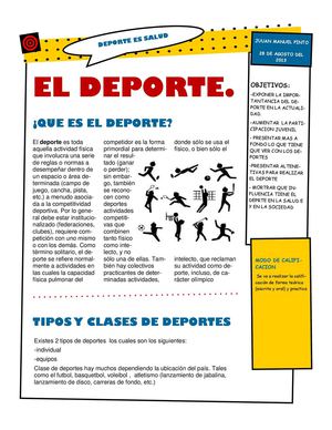 EL DEPORTE