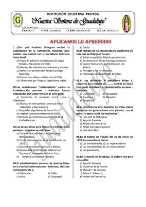 Luis José Orbegoso y Felipe Salaverry