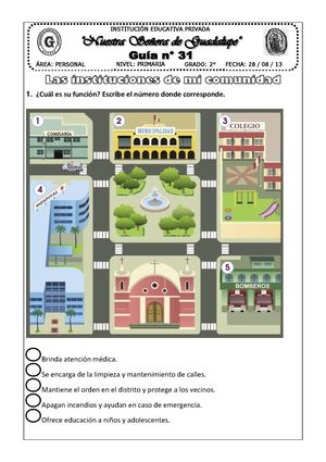 Las instituciones de la comunidad
