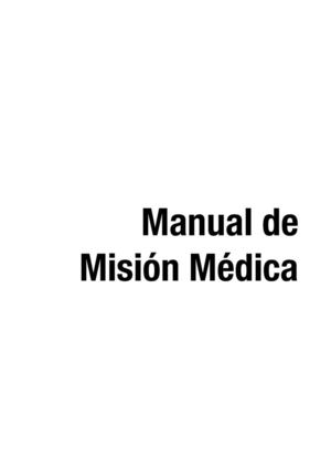 Manual de Misión Médica