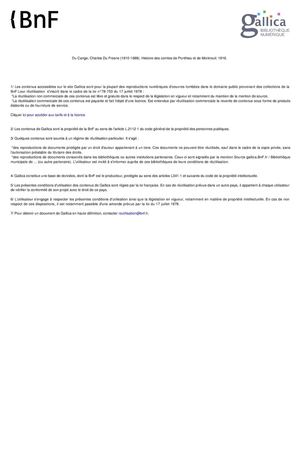 Du Fresne du Cange 1917