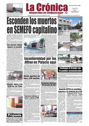 La Crónica 29 de agosto 2013
