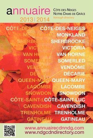 Annuaire CDN-NDG 2013-2014