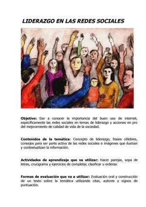 LIDERAZGO EN LAS REDES SOCIALES