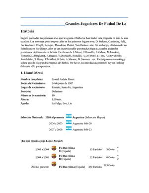 Grandes Jugadores De Futbol