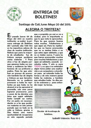 NOTICIAS DE MI COLEGIO!