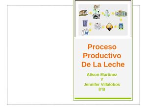 Proceso Productivo De La Leche 