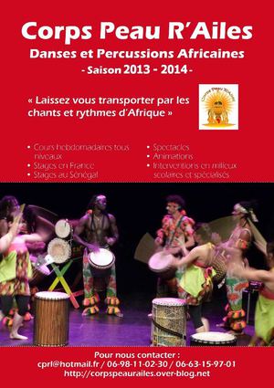 Danse africaines percussions africaines Djembé Poitiers