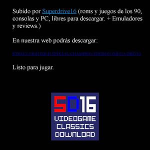 Street Fighter II Special Champion Edition Mega Drive manual de instrucciones