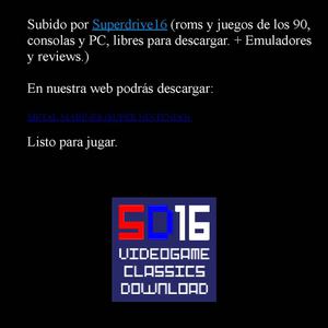 Metal Marines Super Nintendo Manual de Instrucciones