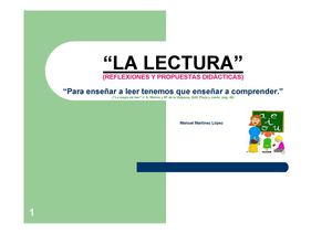 LA LECTURA