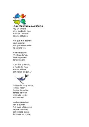 Los peces van a la escuela