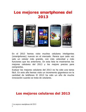 Los mejores celulares del 2013