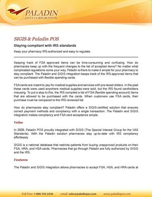 SIGIS & Paladin POS - Staying compliant with IRS standards