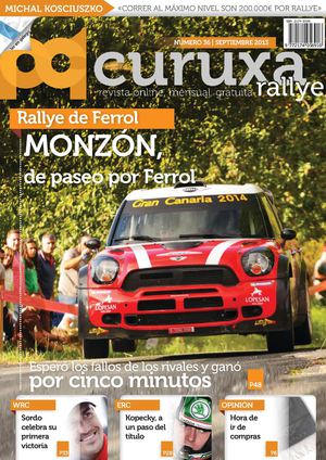 #36 Septiembre 2013. Revista Curuxarallye