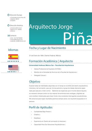 CV JORGE PIÑA CEO & FOUNDER L.S.D.