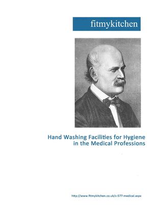 Hand Washing Facilities for Hygiene in the Medical Profession