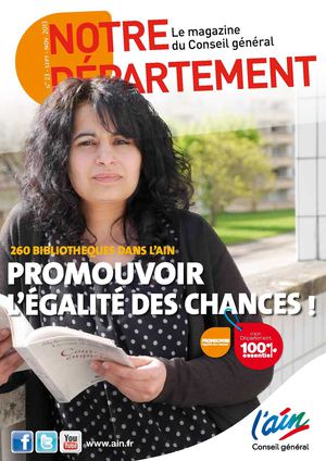 Notre Département N°23 septembre - novembre | Promouvoir l'égalité des chances