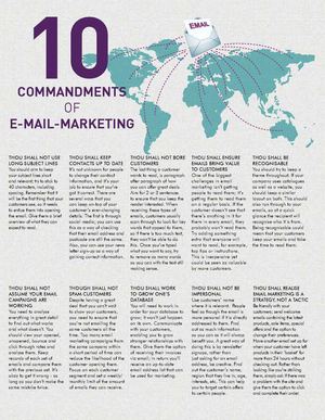 10 Commandments of Email Marketing