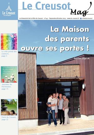 Le Creusot Mag' - N°143 septembre-octobre 2013