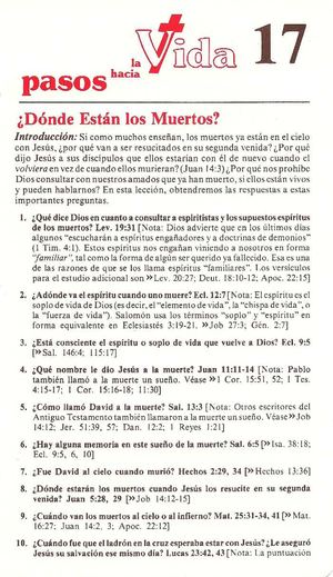 Estudio (17) donde estan los muertos?