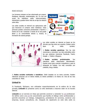 Redes Sociales. elaborado por Anais Peña