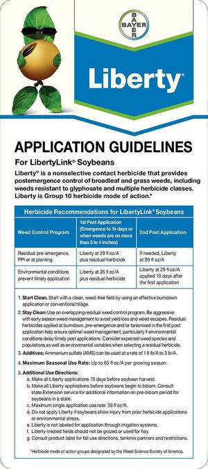 Liberty Soybean Herbicide -  Product Guide 2012
