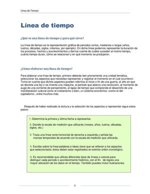Líneas de tiempo