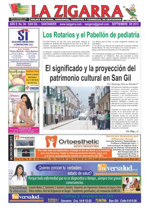 SAN GIL SANTANDER EDICION 94 PERIODICO LA ZIGARRA