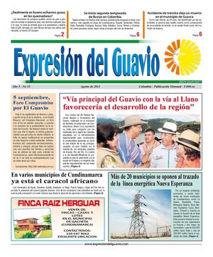 PERIODICO EXPRESION DEL GUAVIO No 33