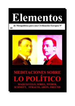 Elementos 44 : meditaciones sobre lo político