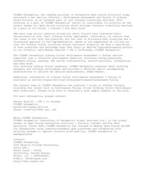 CIGNEX Datamatics announces Liferay Portal Performance Assessment & Tuning Service