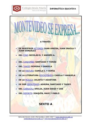 Montevideo se expresa