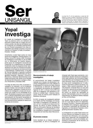 Boletin Ser Unisangil 014 - septiembre de 2013
