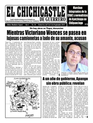 El Chichicastle 3-12 de septiembre 2013