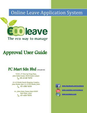 Ecoleave-Approval-User-Manual