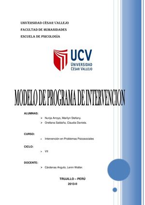 PROGRAMA DE INTERVENCION.MARY-DANIELA